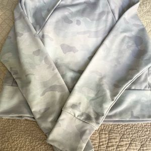 Nike Camo crop top sweatshirt